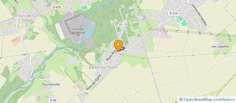 localisation de l'entreprise COMITE DE JUMELAGE ANGLAIS  BARON-SUR-ODON