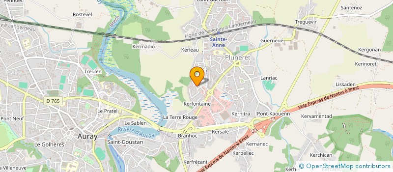 localisation de l'entreprise COMITE DE JUMELAGE AURAY USSEL à AURAY
