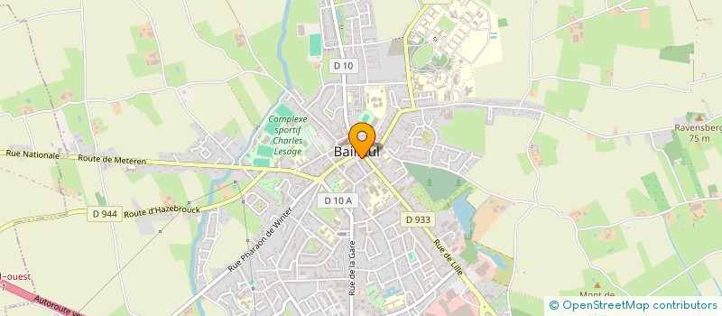 localisation de l'entreprise COMITE DE JUMELAGE BAILLEUL à BAILLEUL