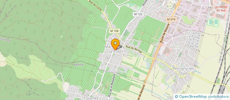 localisation de l'entreprise COMITE DE JUMELAGE BELGIQUE à MARSANNAY-LA-COTE