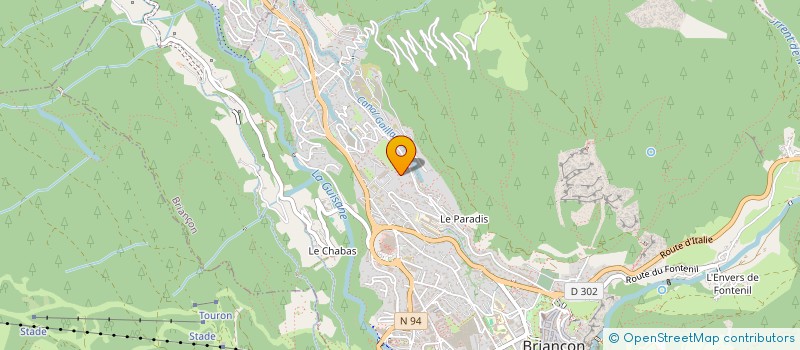 localisation de l'entreprise COMITE DE JUMELAGE BRIANCON - SUSE  BRIANCON