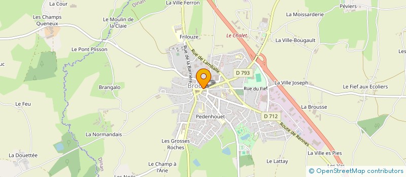 localisation de l'entreprise COMITE DE JUMELAGE BROONS -NEUFAHRN  BROONS