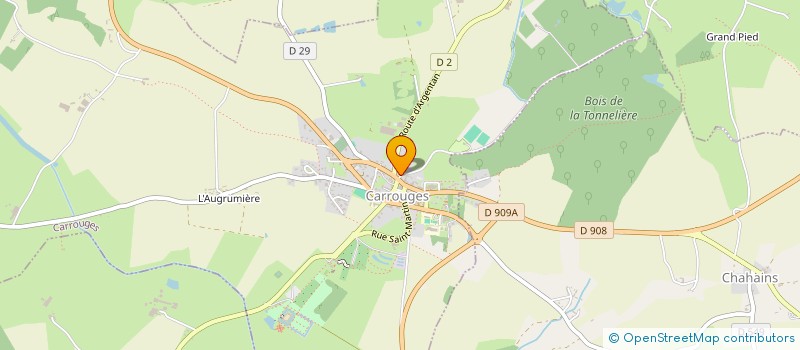 localisation de l'entreprise COMITE DE JUMELAGE CARROUGIEN à CARROUGES