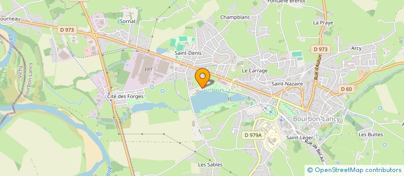 localisation de l'entreprise COMITE DE JUMELAGE - COOPERATIO DE BOURBON LANCY  BOURBON-LANCY