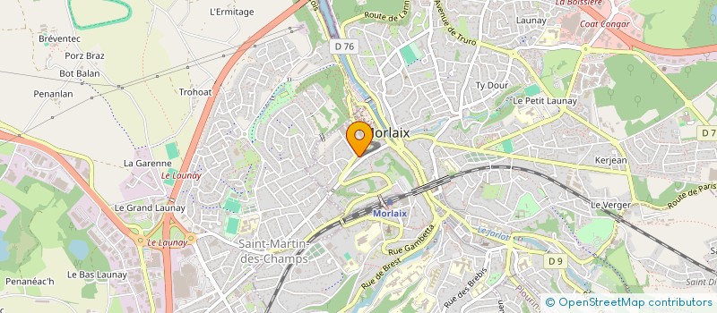 localisation de l'entreprise COMITE DE JUMELAGE COOPERATION PAYS DE MORLAIX REO à MORLAIX