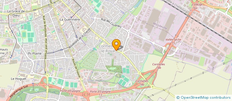 localisation de l'entreprise COMITE DE JUMELAGE CORMELLES LE ROYAL - LIBRAMONT - CHEVIGNY  CORMELLES-LE-ROYAL