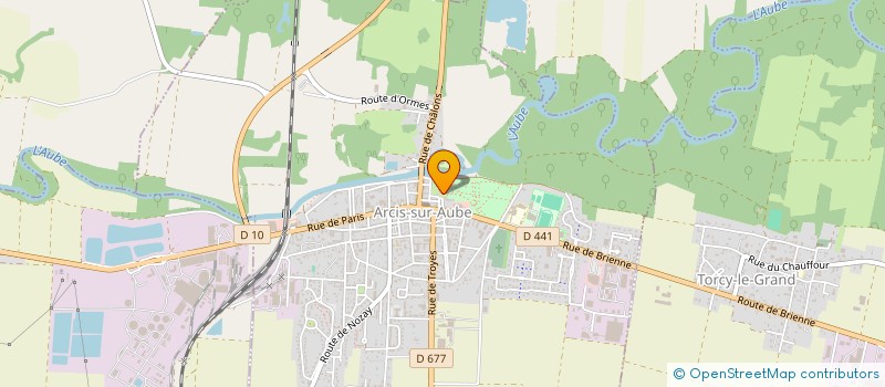 localisation de l'entreprise COMITE DE JUMELAGE D'ARCIS SUR AUBE  ARCIS-SUR-AUBE