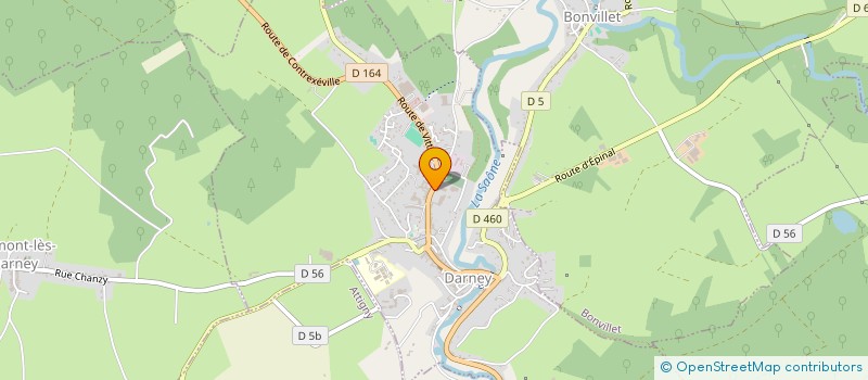 localisation de l'entreprise COMITE DE JUMELAGE DARNEY-SLAV KOV  DARNEY