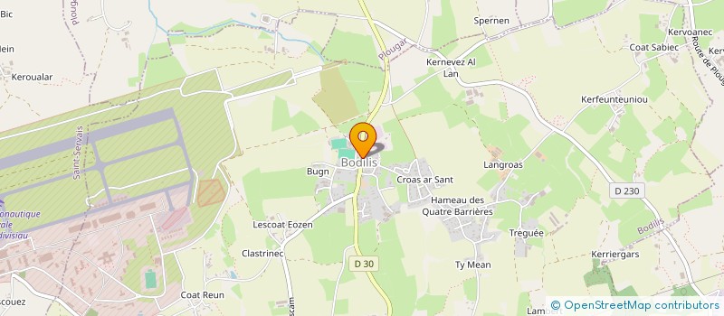 localisation de l'entreprise COMITE DE JUMELAGE DE BODILIS-HOLBETON  BODILIS