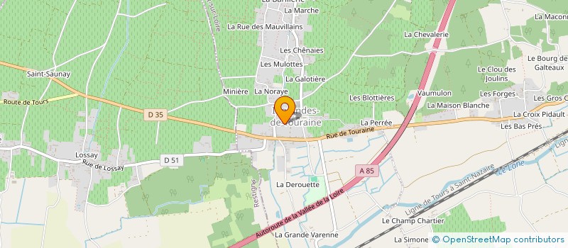 localisation de l'entreprise COMITE DE JUMELAGE DE CHOUZE SUR LOIRE  CHOUZE-SUR-LOIRE