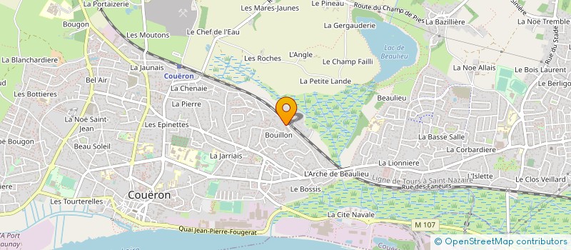 localisation de l'entreprise COMITE DE JUMELAGE DE COUERON à COUERON
