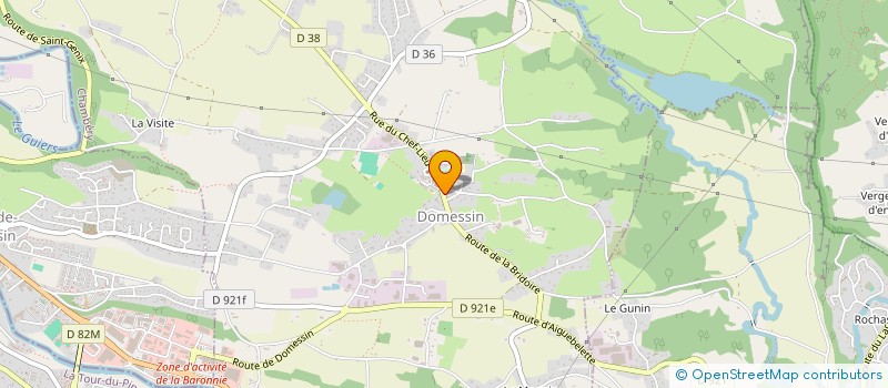 localisation de l'entreprise COMITE DE JUMELAGE DE DOMESSIN  DOMESSIN