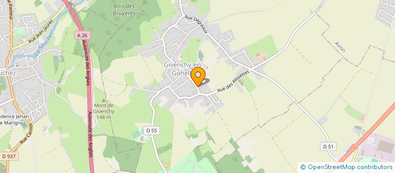 localisation de l'entreprise COMITE DE JUMELAGE DE FARBUS  FARBUS