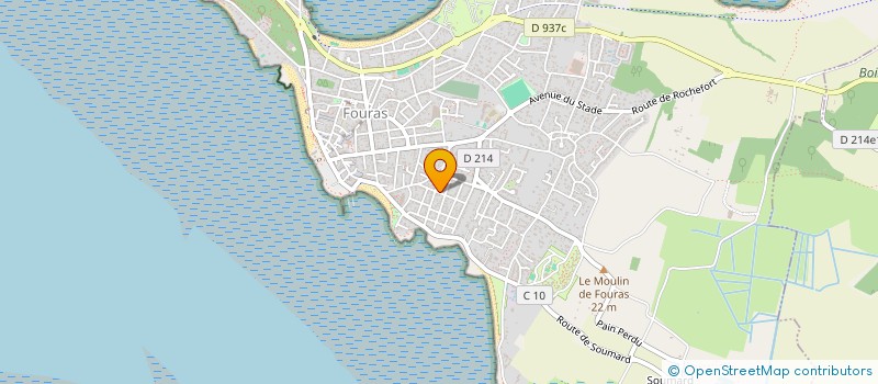 localisation de l'entreprise COMITE DE JUMELAGE DE FOURAS LES BAINS-AIX  FOURAS