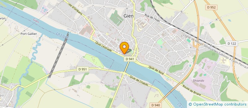 localisation de l'entreprise COMITE DE JUMELAGE DE GIEN à GIEN