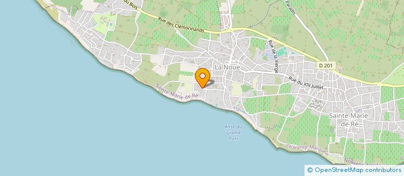 localisation de l'entreprise COMITE DE JUMELAGE DE L'ILE DE RE  SAINTE-MARIE-DE-RE