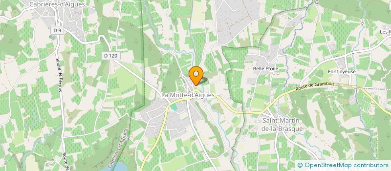 localisation de l'entreprise COMITE DE JUMELAGE DE LA BASTIDE DES JOURDANS  LA BASTIDE-DES-JOURDANS