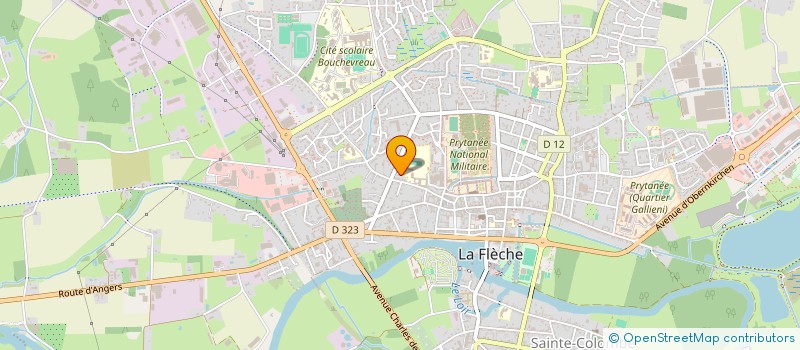 localisation de l'entreprise COMITE DE JUMELAGE DE LA FLECHE à LA FLECHE