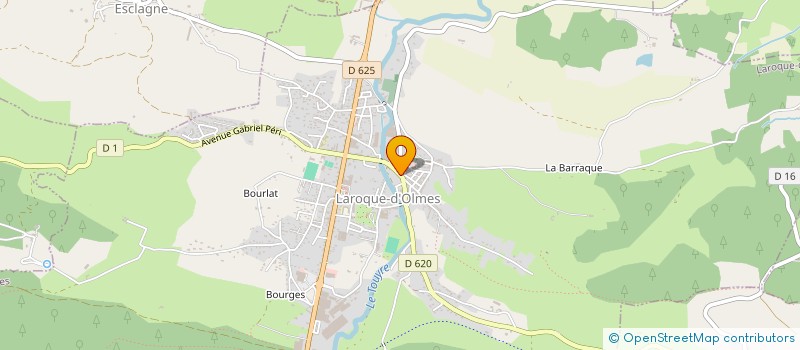 localisation de l'entreprise COMITE DE JUMELAGE DE LAROQUE D'OLMES à LAROQUE-D'OLMES