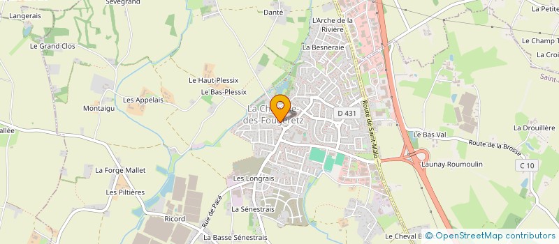 localisation de l'entreprise COMITE DE JUMELAGE DE MELESSE  MELESSE