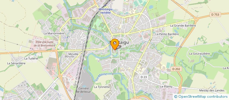 localisation de l'entreprise COMITE DE JUMELAGE DE MONTAIGU à MONTAIGU-VENDEE