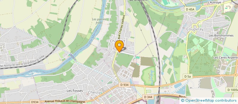 localisation de l'entreprise COMITE DE JUMELAGE DE MONTEVRAIN  MONTEVRAIN