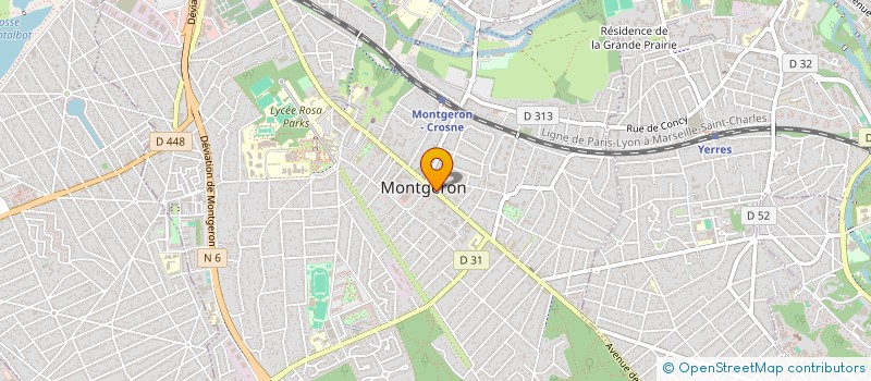 localisation de l'entreprise COMITE DE JUMELAGE DE MONTGERON  MONTGERON