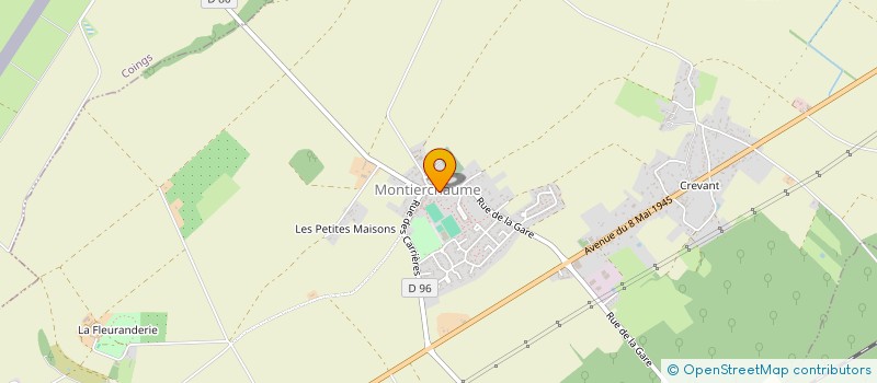 localisation de l'entreprise COMITE DE JUMELAGE DE MONTIERCHAUME à MONTIERCHAUME