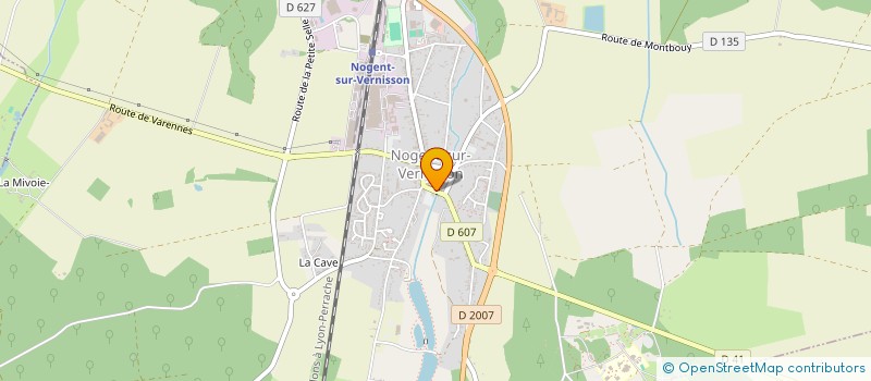 localisation de l'entreprise COMITE DE JUMELAGE DE NOGENT SUR VERNISSON à NOGENT-SUR-VERNISSON