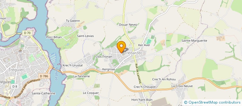 localisation de l'entreprise COMITE DE JUMELAGE DE PLOUGUIEL  PLOUGUIEL