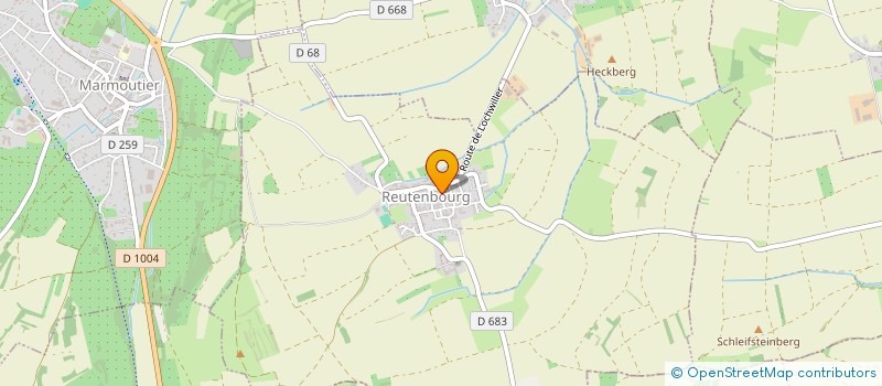 localisation de l'entreprise COMITE DE JUMELAGE DE REUTENBOURG  REUTENBOURG