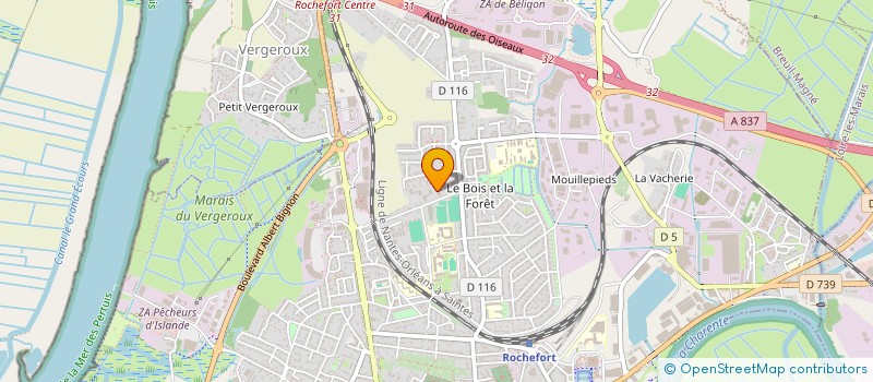 localisation de l'entreprise COMITE DE JUMELAGE DE ROCHEFORT à ROCHEFORT