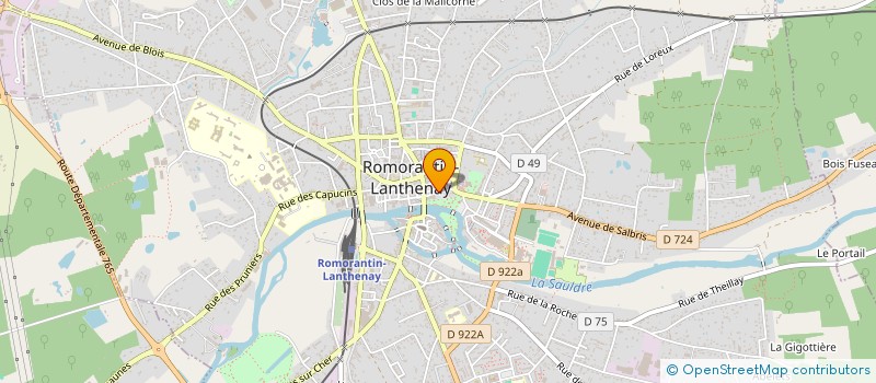 localisation de l'entreprise COMITE DE JUMELAGE DE ROMORANTIN à ROMORANTIN-LANTHENAY