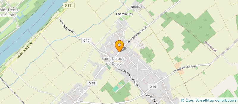 localisation de l'entreprise COMITE DE JUMELAGE DE SAINT CLAUDE DE DIRAY  SAINT-CLAUDE-DE-DIRAY