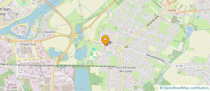 localisation de l'entreprise COMITE DE JUMELAGE DE SAINT MARCEL  SAINT-MARCEL