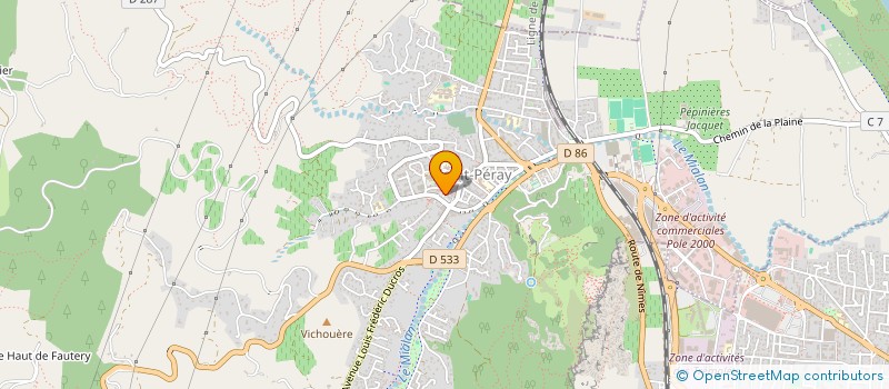 localisation de l'entreprise COMITE DE JUMELAGE DE SAINT PERAY  SAINT-PERAY