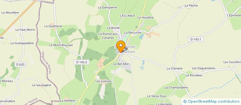 localisation de l'entreprise COMITE DE JUMELAGE DE SAINT VICTOR DE BUTHON AVEC ROESBRUGGE à SAINT-VICTOR-DE-BUTHON