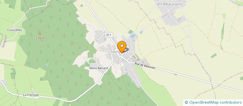 localisation de l'entreprise COMITE DE JUMELAGE DE SAVIGNIES  SAVIGNIES