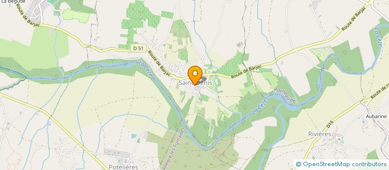 localisation de l'entreprise COMITE DE JUMELAGE DE ST AMBROIX  SAINT-AMBROIX