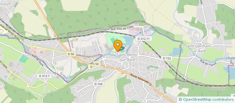 localisation de l'entreprise COMITE DE JUMELAGE DE ST REMY SUR AVRE à SAINT-REMY-SUR-AVRE