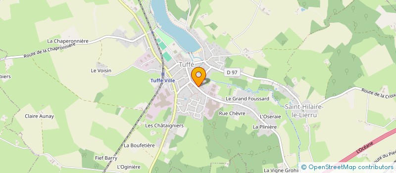 localisation de l'entreprise COMITE DE JUMELAGE DE TUFFE ET D'ALLINGTON  TUFFE VAL DE LA CHERONNE