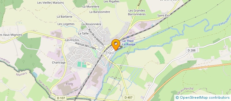 localisation de l'entreprise COMITE DE JUMELAGE DE VAL-AU-PERCHE  VAL-AU-PERCHE