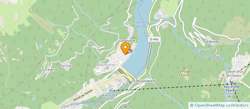 localisation de l'entreprise COMITE DE JUMELAGE DE VAUJANY  VAUJANY