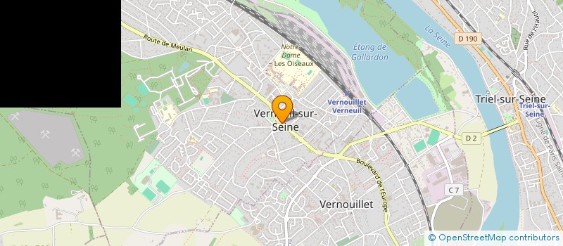 localisation de l'entreprise COMITE DE JUMELAGE DE VERNEUIL SUR SEINE à VERNEUIL-SUR-SEINE