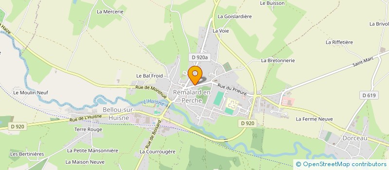 localisation de l'entreprise COMITE DE JUMELAGE DU PAYS REMALARDAIS à REMALARD-EN-PERCHE