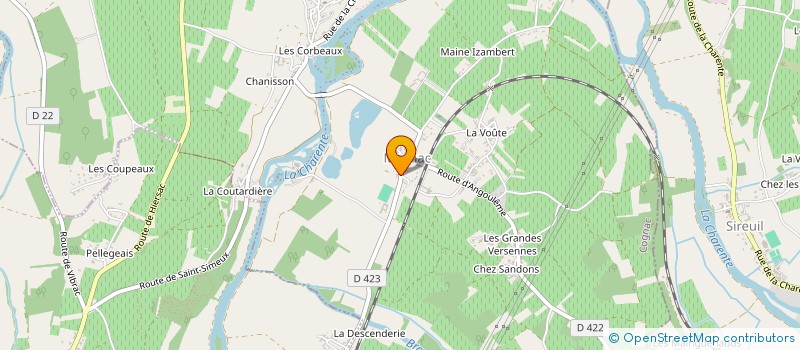 localisation de l'entreprise COMITE DE JUMELAGE DU SIVOM DE CHATEAUNEUF-ALFER à CHATEAUNEUF-SUR-CHARENTE