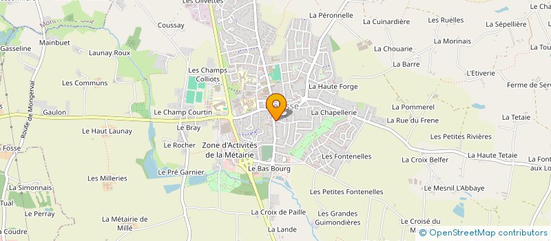 localisation de l'entreprise COMITE DE JUMELAGE DU VAL D'ILLE  MELESSE