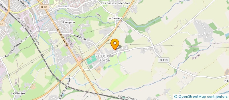 localisation de l'entreprise COMITE DE JUMELAGE FLERS WUNSTORF à LA SELLE-LA-FORGE