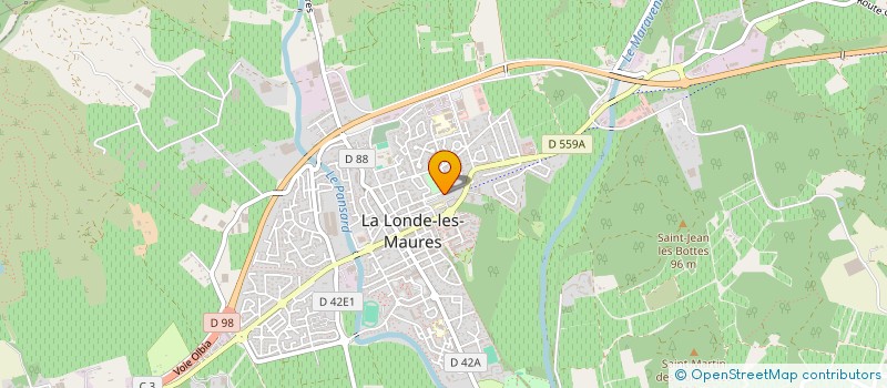 localisation de l'entreprise COMITE DE JUMELAGE LA LONDE/WALLUF  LA LONDE LES MAURES