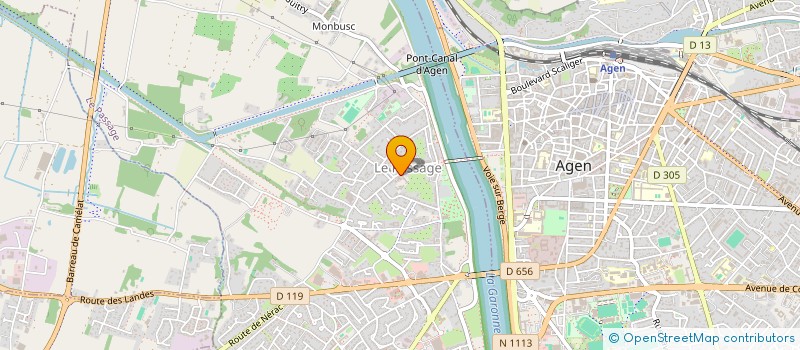 localisation de l'entreprise COMITE DE JUMELAGE LE PASSAGE CONSUEGRA (ESPAGNE)  LE PASSAGE